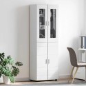 VidaXL Highboard FLORIN Biela 60 x 35 x 182 cm Kompozitné drevo