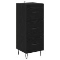 VidaXL Highboard Čierny dub 34,5 x 34 x 90 cm Kompozitné drevo