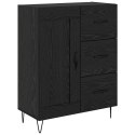 VidaXL Highboard Čierny dub 69,5 x 34 x 90 cm Kompozitné drevo