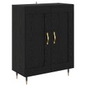 VidaXL Highboard Čierny dub 69,5 x 34 x 90 cm Kompozitné drevo