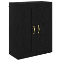 VidaXL Highboard Čierny dub 69,5 x 34 x 90 cm Kompozitné drevo