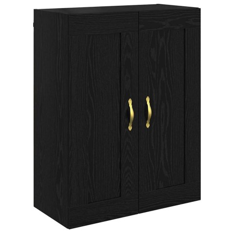 VidaXL Highboard Čierny dub 69,5 x 34 x 90 cm Kompozitné drevo