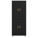 VidaXL Highboard Čierny dub 69,5 x 34 x 90 cm Kompozitné drevo