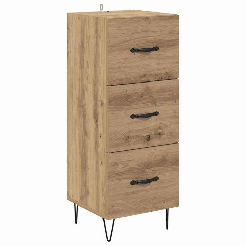 VidaXL Highboard Remeselný dub 34,5 x 34 x 90 cm Kompozitné drevo