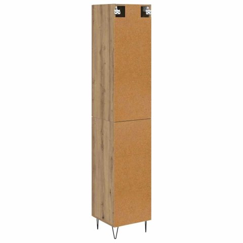 VidaXL Highboard Remeselný dub 34,5 x 34 x 90 cm Kompozitné drevo