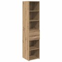 VidaXL Highboard Remeselný dub 40 x 42,5 x 185 cm Kompozitné drevo