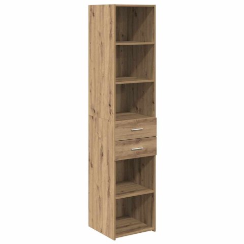 VidaXL Highboard Remeselný dub 40 x 42,5 x 185 cm Kompozitné drevo