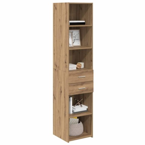 VidaXL Highboard Remeselný dub 40 x 42,5 x 185 cm Kompozitné drevo