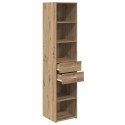 VidaXL Highboard Remeselný dub 40 x 42,5 x 185 cm Kompozitné drevo