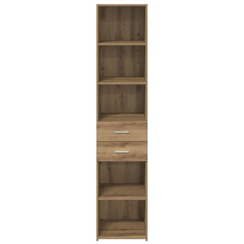 VidaXL Highboard Remeselný dub 40 x 42,5 x 185 cm Kompozitné drevo