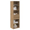 VidaXL Highboard Remeselný dub 50 x 42,5 x 185 cm Kompozitné drevo