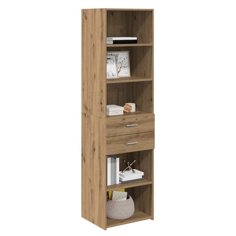 VidaXL Highboard Remeselný dub 50 x 42,5 x 185 cm Kompozitné drevo