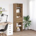VidaXL Highboard Remeselný dub 50 x 42,5 x 185 cm Kompozitné drevo