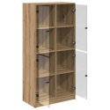 VidaXL Highboard Remeselný dub 68 x 37 x 142 cm Kompozitné drevo