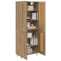 VidaXL Highboard Remeselný dub 69,5 x 34 x 90 cm Kompozitné drevo