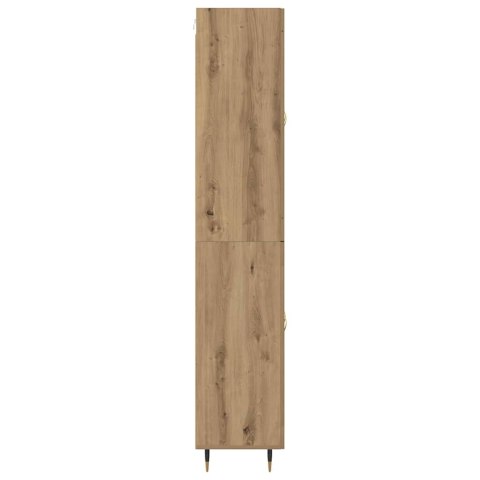 VidaXL Highboard Remeselný dub 69,5 x 34 x 90 cm Kompozitné drevo