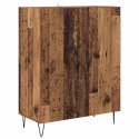 VidaXL Highboard Staré drevo 69,5 x 34 x 180 cm Kompozitné drevo