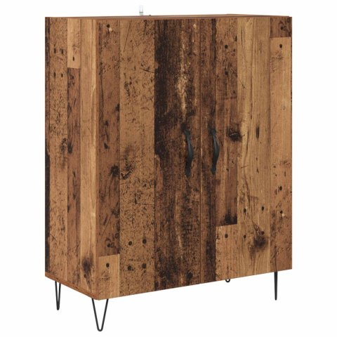 VidaXL Highboard Staré drevo 69,5 x 34 x 180 cm Kompozitné drevo
