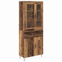 VidaXL Highboard Staré drevo 69,5 x 34 x 90 cm Kompozitné drevo