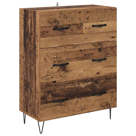 VidaXL Highboard Staré drevo 69,5 x 34 x 90 cm Kompozitné drevo