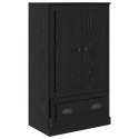 VidaXL Highboard so zásuvkou 3 pcs Čierny dub Kompozitné drevo