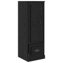 VidaXL Highboard so zásuvkou 3 pcs Čierny dub Kompozitné drevo