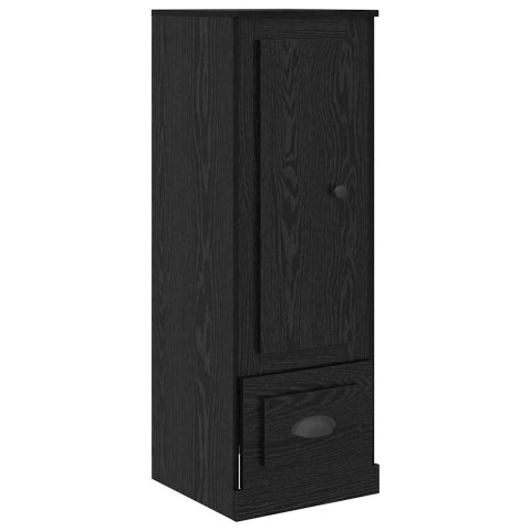 VidaXL Highboard so zásuvkou 3 pcs Čierny dub Kompozitné drevo