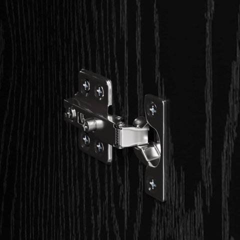 VidaXL Závesná skrinka Nástenný 2 pcs Čierny dub 69,5 x 34 x 90 cm