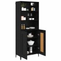 VidaXL Highboard 2 pcs Čierny dub Kompozitné drevo