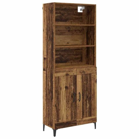 VidaXL Highboard 2 pcs Staré drevo Kompozitné drevo