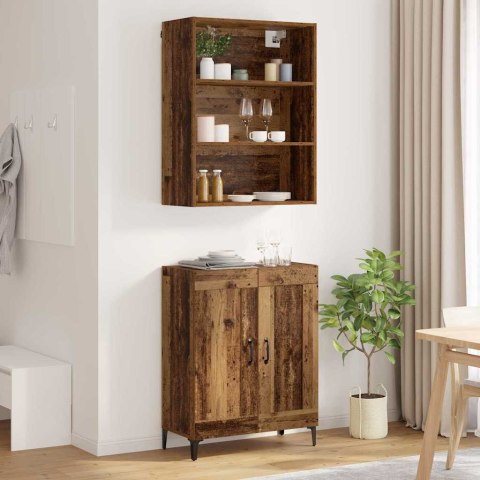 VidaXL Highboard 2 pcs Staré drevo Kompozitné drevo