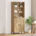 VidaXL Highboard 2 pcs dub artisan Kompozitné drevo