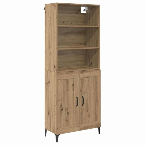 VidaXL Highboard 2 pcs dub artisan Kompozitné drevo