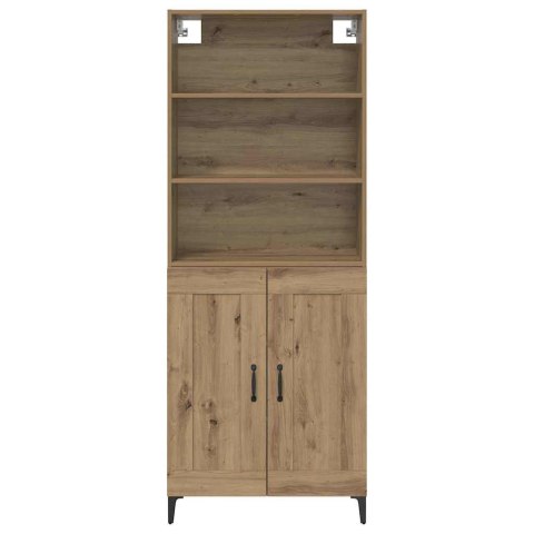 VidaXL Highboard 2 pcs dub artisan Kompozitné drevo