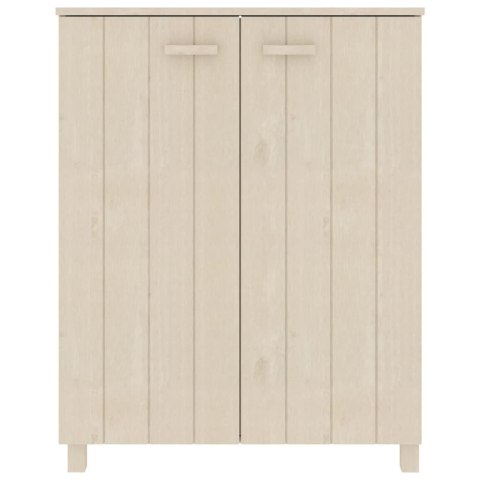 VidaXL Skrinka na topánky HAMAR, medovo hnedá 85x40x108 cm, borovica