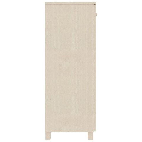 VidaXL Skrinka na topánky HAMAR, medovo hnedá 85x40x108 cm, borovica