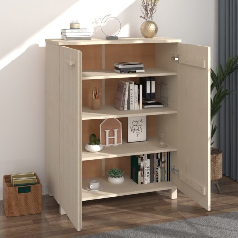 VidaXL Skrinka na topánky HAMAR, medovo hnedá 85x40x108 cm, borovica