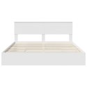 VidaXL Úložná posteľ so zásuvkou Biela 180 x 200 cm Kompozitné drevo