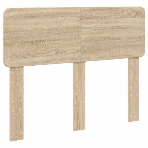 VidaXL Úložná posteľ Sonoma dub 120 x 200 cm Kompozitné drevo