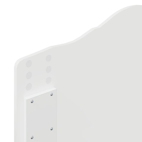 VidaXL Úložná posteľ so zásuvkou Biela 90 x 200 cm Kompozitné drevo