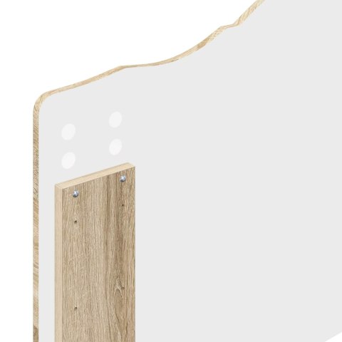 VidaXL Úložná posteľ Sonoma dub 100 x 200 cm Kompozitné drevo