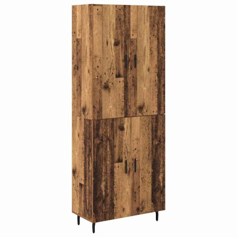 VidaXL Highboard 2 pcs Staré drevo Kompozitné drevo