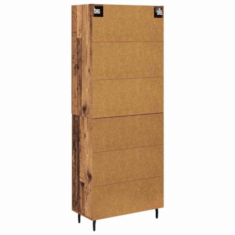 VidaXL Highboard 2 pcs Staré drevo Kompozitné drevo