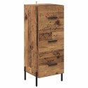 VidaXL Highboard Staré drevo 34,5 x 34 x 180 cm Kompozitné drevo