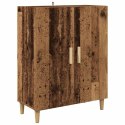 VidaXL Highboard Staré drevo 69,5 x 32,5 x 180 cm Kompozitné drevo
