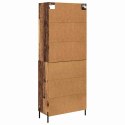VidaXL Highboard Staré drevo 69,5 x 32,5 x 180 cm Kompozitné drevo