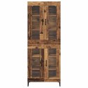 VidaXL Highboard Staré drevo 69,5 x 34 x 180 cm Kompozitné drevo