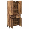 VidaXL Highboard Staré drevo 69,5 x 34 x 180 cm Kompozitné drevo
