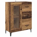 VidaXL Highboard Staré drevo 69,5 x 34 x 180 cm Kompozitné drevo