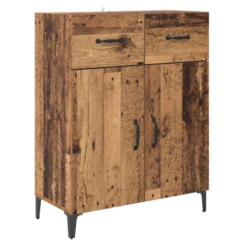 VidaXL Highboard Staré drevo 69,5 x 34 x 180 cm Kompozitné drevo